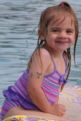 Sienna On Holiday at Wet 'n' Wild