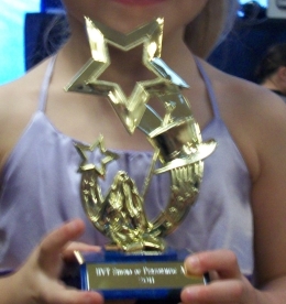 Sienna and Her Dance Trophy